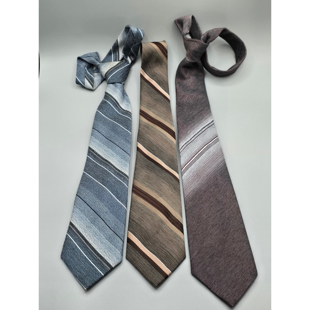 Lot Of 3 1960's Oscar De La Renta Men's Ties